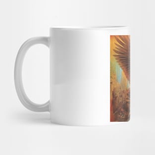 Patriotic Fusion Abstract Art Surrealistic Style Original Artwork Gift Ideas 02 Mug